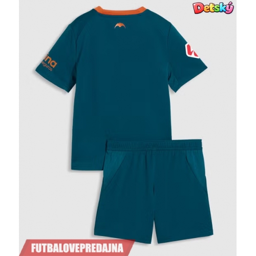 Lacne Dětský Futbalové dres Valencia 2026-27 Krátky Rukáv - Preč (+ trenírky)